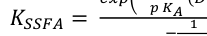 Equation: K_{SSFA} = _1