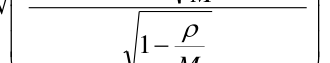 Equation: ρ 1−