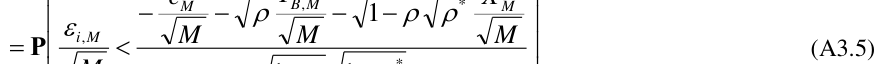 Equation: εi,M M M M = Ρ < (A3.5)