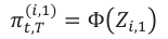 Equation: (_iǡ_1) =Ȱ ܼ_iǡ_1 ߨ_tǡ_T