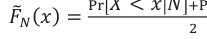 Equation: ܨ _N(ݔ)= _2