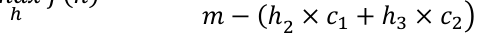 Equation: ℎ