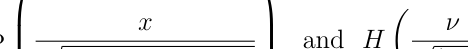 Equation: x ν