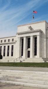 Federal Reserve front steps