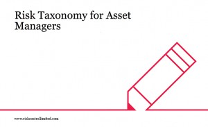 Risk Taxonomy for Asset Managers title page