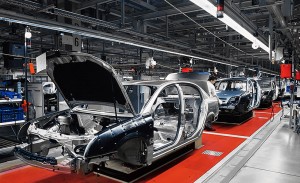Industrial manufacturing of car bodies