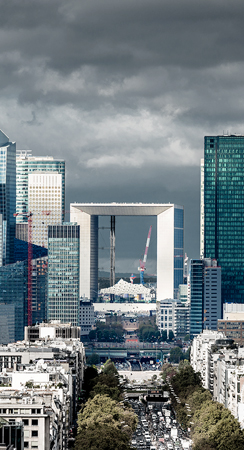 Skyline of La Défense, Paris